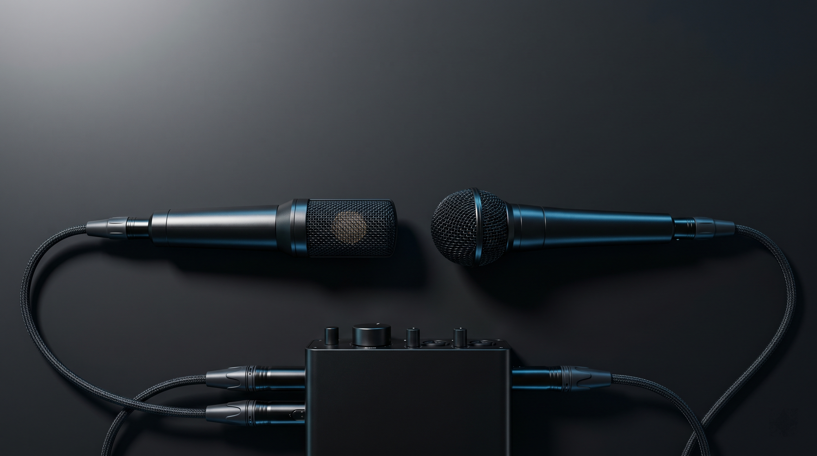 XLR 麥克風搭配錄音介面選購總結情境圖